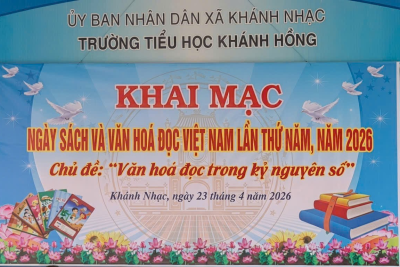 Trường Tiểu học Khánh Hồng hưởng ứng Ngày Sách và Văn hóa đọc Việt Nam 2026, Chủ đề: “Văn hoá đọc trong kỉ nguyên số ”